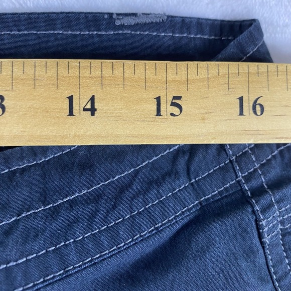 Kuhl Convertible Hiking Pants Women 12 Black Cargo Cotton Nylon Blend - Picture 11 of 13